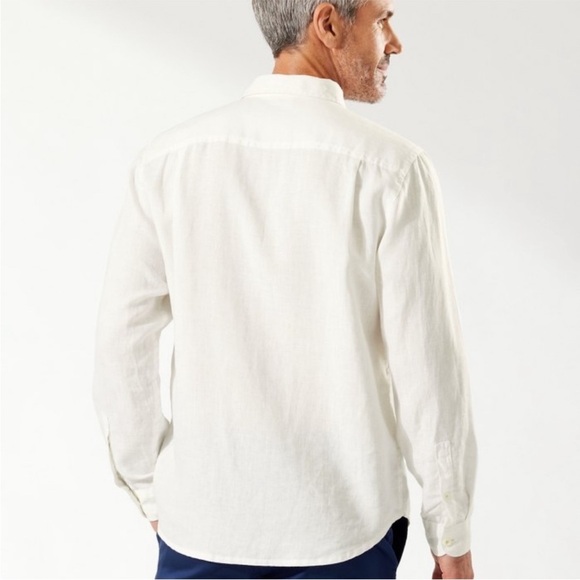 Sea Glass Breezer Linen Shirt Coastal Beach/Surf Vibes - Picture 2 of 14